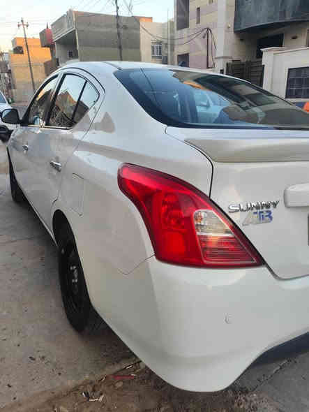 اللهم صلي على محمد وال محمد 
نيسان صني هندي بليته زركة.
للبيع فقط 
رقم اربيل الجديد
سنوية باسم شركة
يعني تحويل او وكالة مضمونة

موديل 2022

السعر /شدة و12
(112)
 وبيها مجال بسيط حك الجية
كير ومحرك وتبريد جيد 

السياره 
بيها تبديل جاملغ يسرة وبنيد
وبيها كم شخط بسيطات
سونر مابيها
 المواصفات المعروفة 
حساسات خلفيه 
شاشه وكامرة 
سويج ريمونت عدد2
دبل ايرباك 
تحكم ستيرن
حساس تاير 
مانع انزلاق 
يدات نيكل 
نضام مانع الانزلاق ABS 

المحرك  1.5 
ماشيه  23 الف                                        
الاستفسار 
 ***********
 ‏***********

مكان السياره بغداد السيدية
