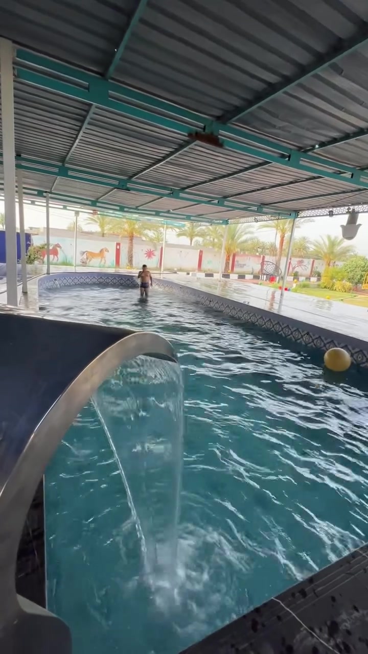 مزرعة الباشا 🏖🌹
عيش أجواء الصيف ويانا 🌹🏖

يستقبل العوائل والشباب صباحاً ومسائاً

ومهيئاً لكل المناسبات والحفلات 🔥

المواصفات:

مساحه 2500 متر

مسبح كبير و نضيف ومفلتر يومياً ومسبح للاطفال

حدائق مرتبة ومكان مثالي للمة 

العاب اطفال 

وبليارد

وكرة طائرة 

وفيشة 

وساحة لكرة القدم

وموقف واسع للسيارات

وجلسات خارجية وشواية

إضاءة ليلية مع ديجي 

واستقبال مع غرفتين نوم ومطبخ وحمام

مناسبة ل :

للمناسبات والاعراس  والحفلات وأعياد الميلاد وللمات العائلية

ايام راحة وتغيير جو 🌹🏖

موقع مميز -هدوء وخصوصية كاملة 🌹الباشا الترفيهي مكان صلاح الدين قضاء الدجيل الاستفسار ***********/***********

