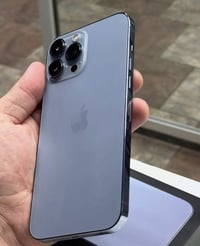 ايفون 13 برو ماكس بحري جداً نظيف ضمان 10ايام جهاز وين ما يعجبك تفحص وت...