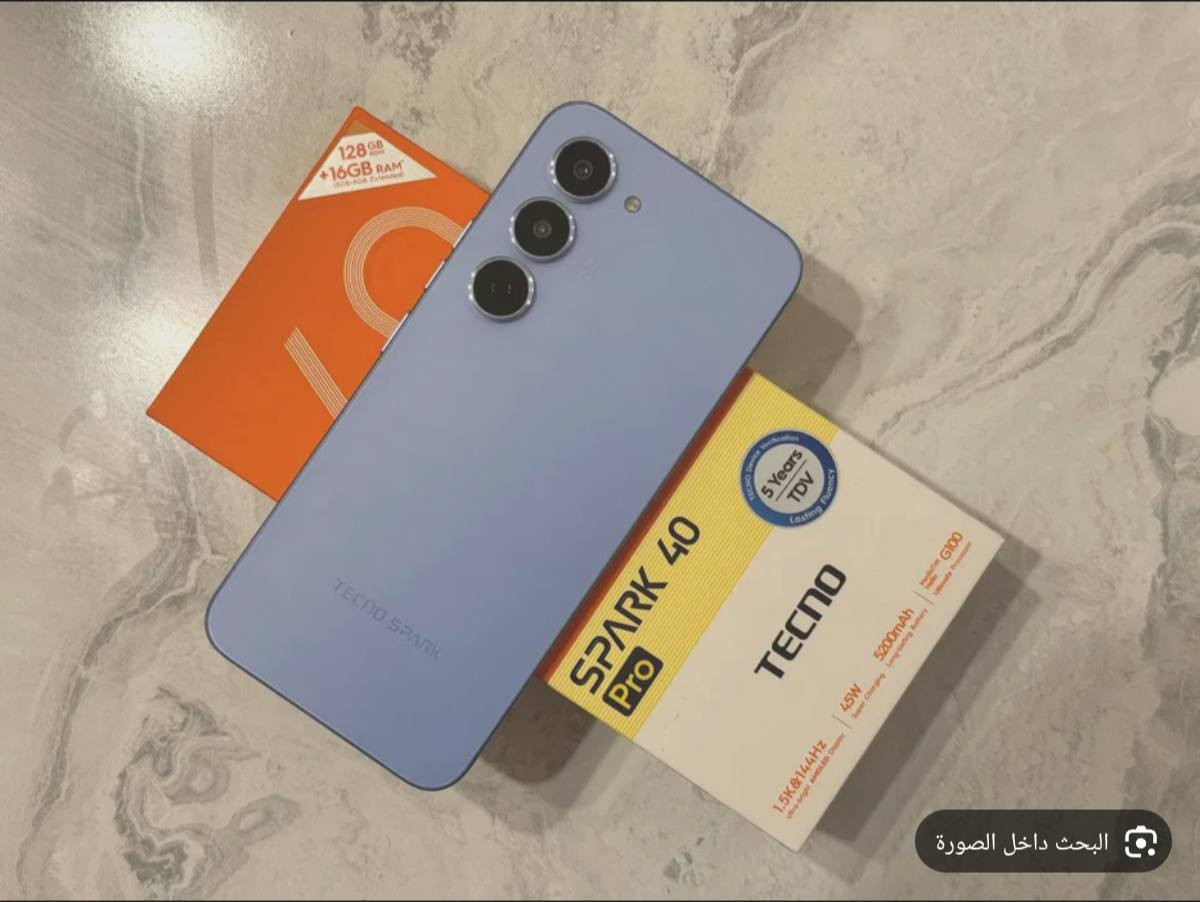 تكنو سبارك 40 برو   جهاز غني عن تعريق 
مستخدم 15 يوم فقط 
ملحقات كامله 
ذاكره 256/16
 ببجي 90 فريم 
شاشه 144 هرتز اضائه تفاعليه بل كامرات 
اضائه تفاعليه بشاشه 
جهاز قوي بشكل سعر 230 وبي مجال 
مكاني فلوجه بيع مستعجل 
كامرات فول من سوني


**إذا كنت صاحب هذا الإعلان وتريد حذفه لأي سبب، رجاءا أرسل رسالة إلى الدعم الفني**