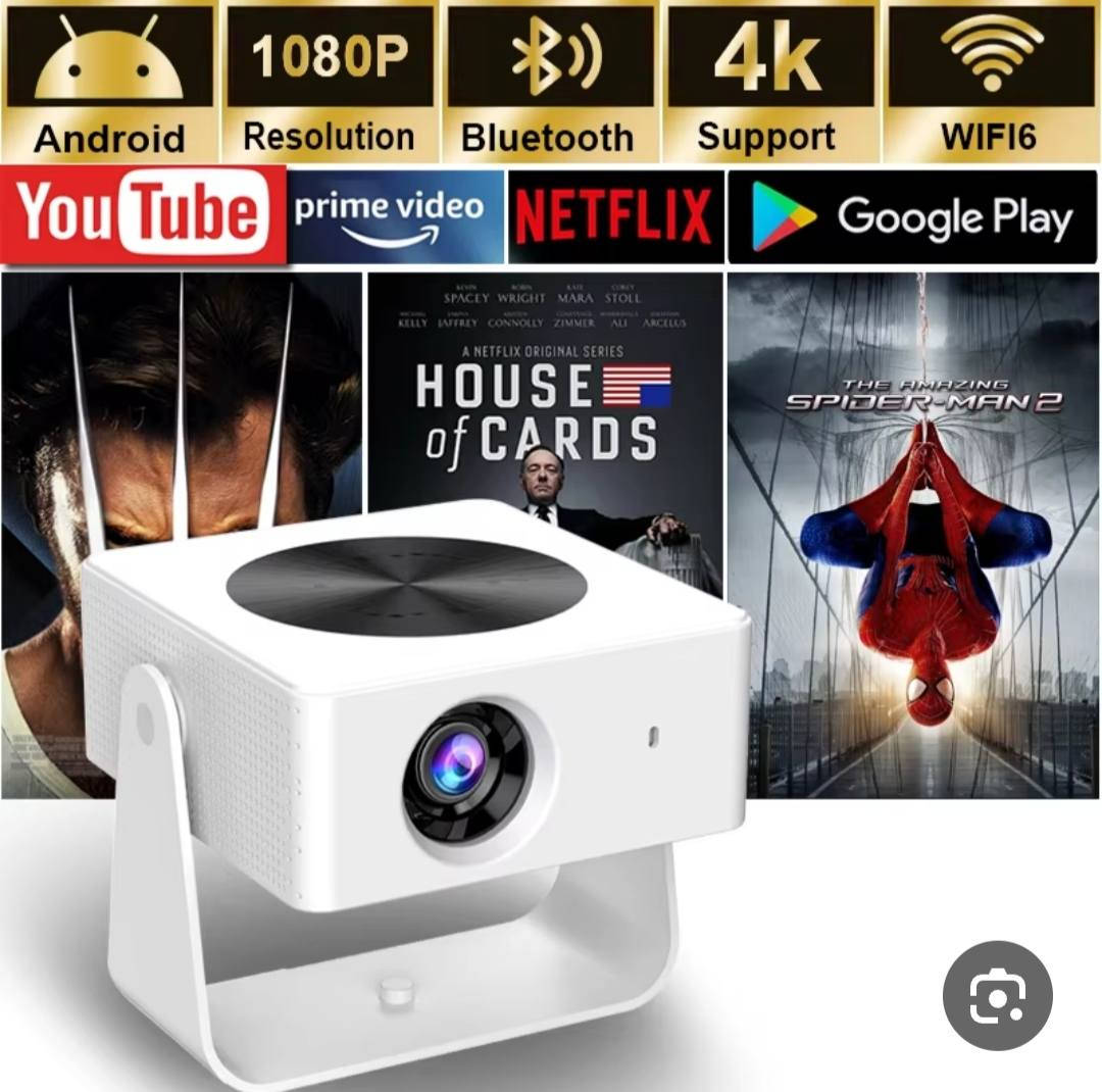 أبرز مواصفات ومميزات الجهاز:نظام التشغيل: يعمل بنظام Android 13 المدمج، مما يتيح تشغيل تطبيقات البث مباشرة مثل Netflix وYouTube دون الحاجة لأجهزة خارجية.الدقة والعرض: يدعم تشغيل ملفات بدقة 4K بدقة عرض أصلية (Native) تبلغ 1080p أو 720p (حسب الفئة الدقيقة للموديل).الاتصال اللاسلكي: يدعم شبكات WiFi 6 ثنائية النطاق (2.4G/5G) لتوصيل الهواتف بسلاسة، بالإضافة إلى تقنية Bluetooth لتوصيل السماعات الخارجية.التصميم: يتميز بهيكل مكعب أبيض مزود بـ قاعدة تثبيت قابلة للتدوير ومحور حركة عمودي، مما يسهل توجيه العرض نحو الجدار أو السقف مباشرة.الضبط التلقائي: يحتوي على ميزة التصحيح التلقائي لزوايا الصورة (Auto Keystone) لضمان عرض مستقيم ومستوٍ تلقائياً.


**إذا كنت صاحب هذا الإعلان وتريد حذفه لأي سبب، رجاءا أرسل رسالة إلى الدعم الفني**