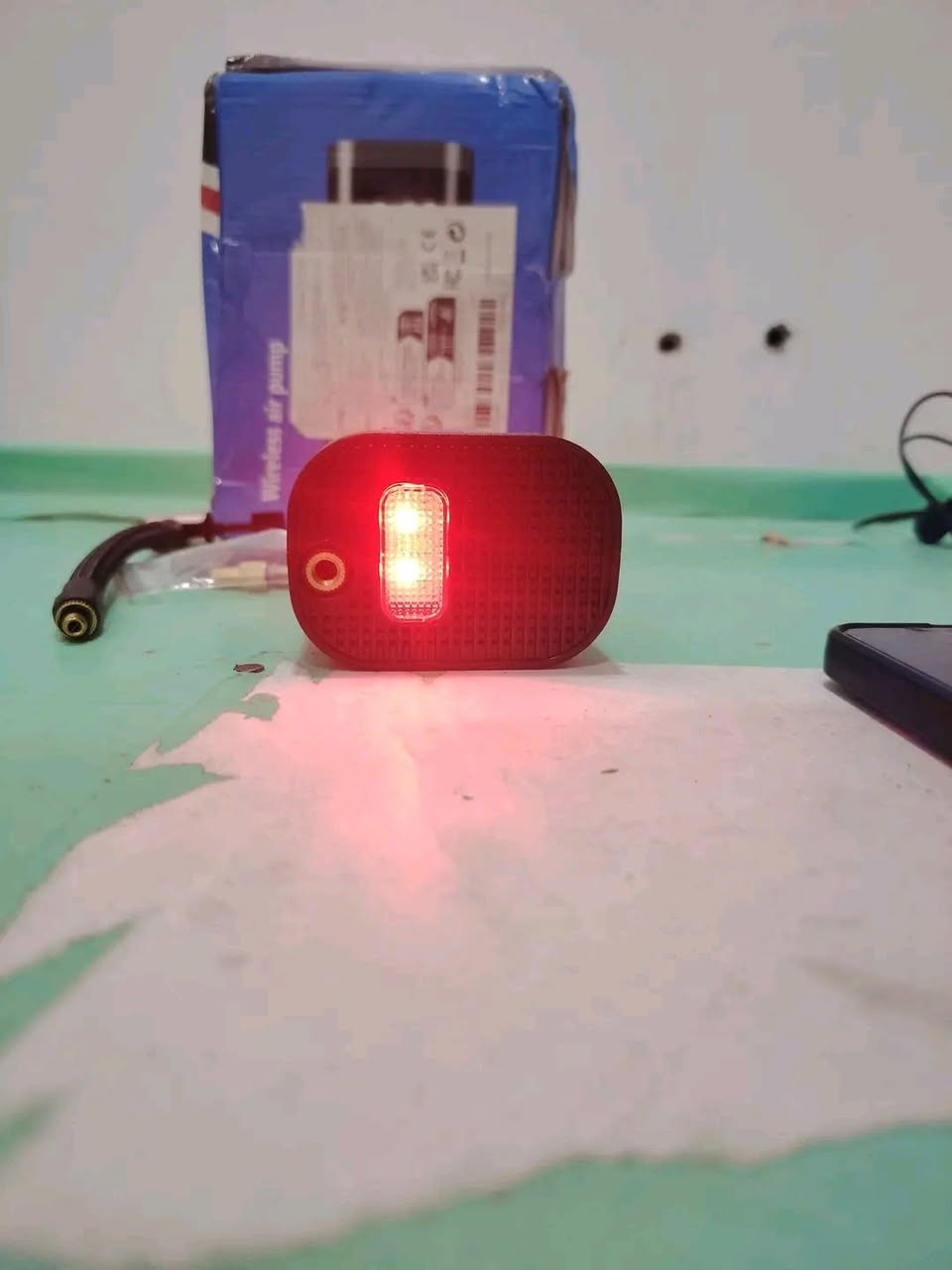 منفاخ هوائي متنقل للسياراة والدراجات وكل شيء قابل للنفخ 
عدد 2 
يحتوي على لايت قوي 
شحن


**إذا كنت صاحب هذا الإعلان وتريد حذفه لأي سبب، رجاءا أرسل رسالة إلى الدعم الفني**