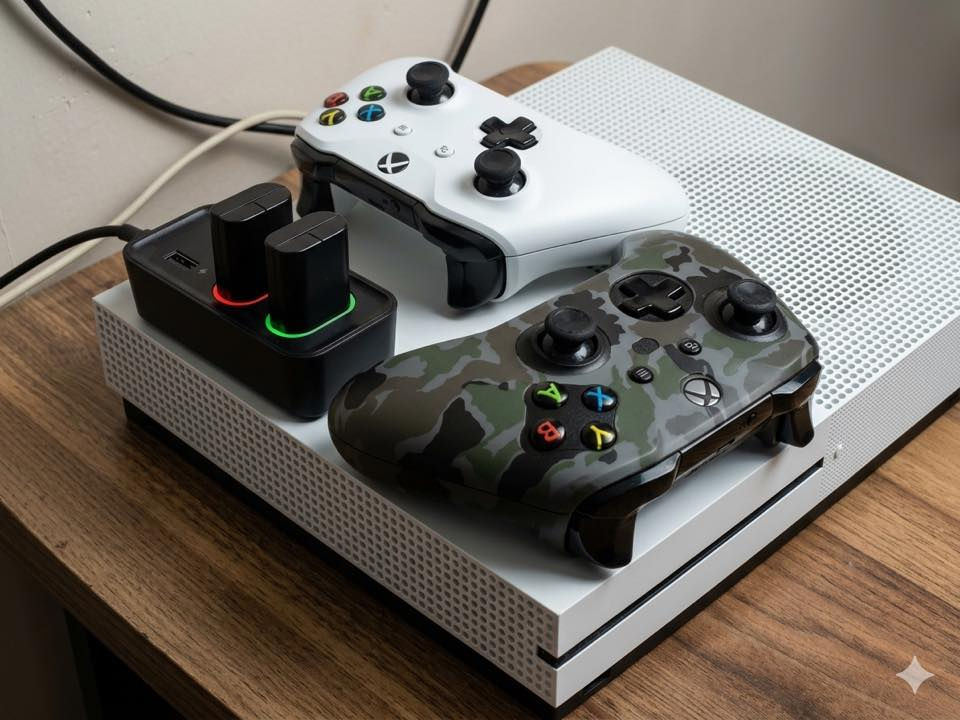 � للبيع جهاز Xbox بحالة ممتازة جداً 🎮
✅ ذاكرة 1 تيرا
✅ عدد 2 جويستك أصلية
✅ الجهاز نظيف جداً وغير مفتوح
✅ حساب Game Pass لمدة شهرين
✅ مجموعة ألعاب جاهزة
الجهاز استخدام قليل جاهز للتشغيل المكان بغداد  
للتواصل على رقم وتساب :
***********
