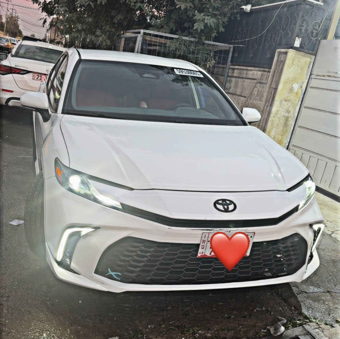 كامرى 2025  هايبرد  امريكي
السعر : 275$   
اللوان :ابيض دواخل احمر
عداد المسافة : 14,000 ميل 
كاتي تترقم شمالي / وياها شهرين للترقيم
ملاحظة السيارة :  كلين بدون دواخل بدون ايرباك بدون تعديل وصبغ 
حادثها سرقة و تخريب / صور الحادث مرفقة مع الصور

المواصفات : SE دواخل احمر 
بصمة تشغيل 
 تشغيل عن بعد (𝐑𝐞𝐦𝐨𝐭𝐞 𝐒𝐭𝐚𝐫𝐭)
‏‎شاشة   
‏‎كاميرة
هاند بريك بصمة
اوتو هولد (𝐀𝐮𝐭𝐨 𝐇𝐨𝐥𝐝)  
اوتو ستارات (𝐀𝐮𝐭𝐨 𝐒𝐭𝐚𝐫𝐝)
اوتو ستارات (𝐀𝐮𝐭𝐨 𝐒𝐭𝐨𝐩)
رادار امامي (تحديد مسار)
‏‎رادار جانبي (نقاط عمياء)
‏‎رادار خلفي (التحذير من الاصطدام)
‏‎حساسات امامي
‏‎حساسات خلفي 
نظام (𝐄𝐜𝐨)
نظام (𝐍𝐨𝐫𝐦𝐚𝐥) 
نظام (𝐒𝐩𝐨𝐫𝐭)
تحكمات  استيرن
كشنات كهربائي
لايتات (𝐋𝐞𝐝) ليد زينون بيلادي
بكلايتات (𝐋𝐞𝐝) ليد بيلادي
ويل كروم 
وبعد هواية مواصفات…

مكان السيارة كركوك

‏‎تفاصيل اكثر الاتصال علی ارقام التاليه  
***********
***********
