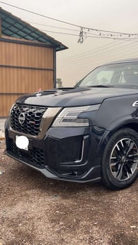 نيسان باترول للبيع موديل 2023 خليجي بيها ضربه جاملع امامي جها الصدر وع...