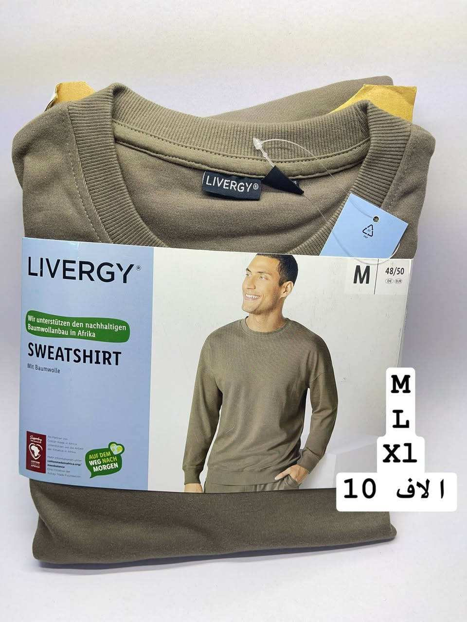 عرض خاصص  اسعار القطع ١٠-١٥ الف فقط 

قطع اخيرة القياسات اخيرة متبقية 

الاسعار والتفاصيل داخل الصور 

ملابس رجالي ليدل الماني اصلي خامة قطن ١٠٠٪؜ 💥💥

جميع القطع تحتوي على باركود للتاكد من القطعة 

قياسات 
 S
M
L
Xl 
 قياس s يلبس وزن ٥٥-٦٥
قياسm يلبس وزن ٧٠ -٨٠
قياس l يلبس وزن ٨٥-٩٥
قياسxl يلبس ورن١٠٠-١١٠

يوجد توصيل الى كافة المحافظات 🇮🇶

بغداد ٥ الاف 
محافظات ٦ الاف 🚗🚕


**إذا كنت صاحب هذا الإعلان وتريد حذفه لأي سبب، رجاءا أرسل رسالة إلى الدعم الفني**