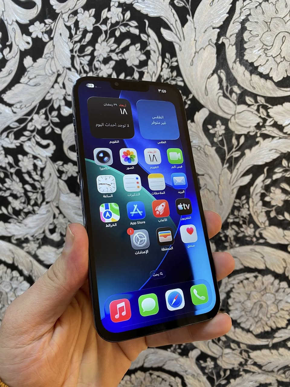 ايفون 13 برو ماكس مبدل شاشة ذاكرة 256 سعر 385 سعر نهائي اتصال *********** خاص مغلق
