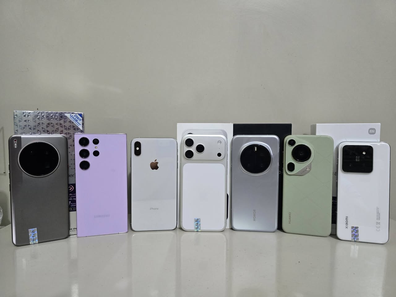 متاح مجوعة اجهزه نضافه 100بل 100 وضمان مكفوله من كلشي شرط الفحص مكاني كربلاء للتواصل على الرقم  ***************************

هونر ماجك ٧ برو ذاكره ٥١٢ الجهاز اخو الجديد شخط مابي مكفول غراض كامله  سعره ٨٥٠ قفل بدون 

ايفون ١٧ برو ماكس نسخت الخطين دبل شريحه ياخذ بطاريه ١٠٠ ذاكره ٢٥٦ مكفول من الشخط سعره ٢٠٥٠ 

شا مي ١٤ ذاكره ٥١٢ روم عالمي اخو الجديد مكفول من كلشي وياه كارتون سعره ٥٧٥ 

هواوي بيورا ٧٠ الترا ذاكره ٥١٢ الجهاز روم عالمي مكفول من كلشي سعره ٧٧٥ قفل 

كلكسي اس 23الترا ذاكره 512 الجهاز نضيف كلش ومكفول سعره ٧٠٠

تكنو كامون ٤٠ برمير الجهاز غراض كامله ومكفول من كلشي سعره ٣٨٠ 

ايفون اكس اس ماكس شرق اوسط مكفول من كلشي وتر الجهاز ذاكره 256 بطاريه 80 بلتدي قطعه نادره سعره 275

 جميع الاجهزه مكفوله من كلشي وشرط الفحص والسعر بدون عمله لكول الاجهزه
