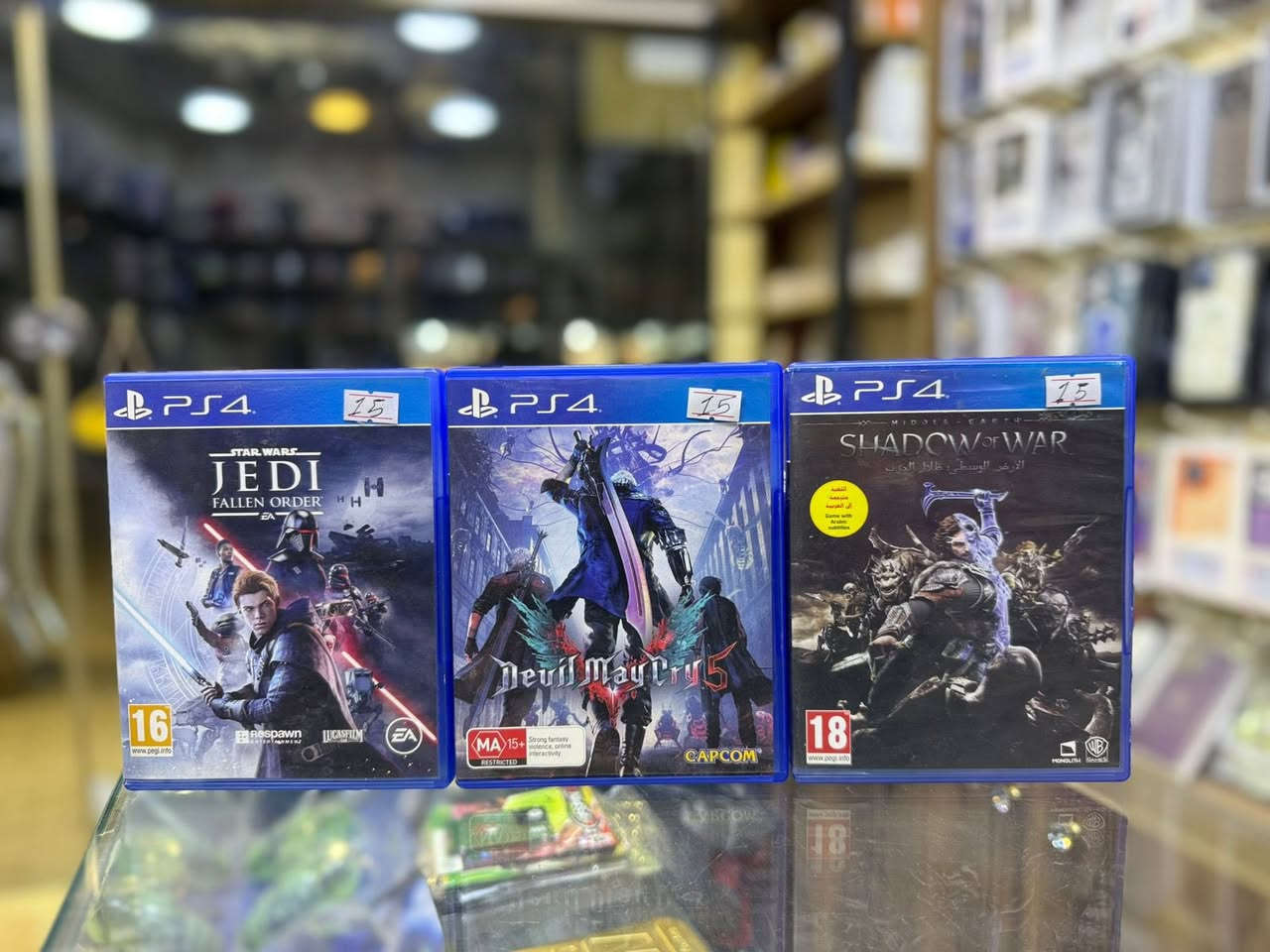 كل ما ترغب بيه واكثر! من العاب اكشن ومغامرات الى رعب وتخفي الى قتال وحروب الى رياضة بكل انواعها سباق سيارات وكرة القدم والسلة 

مجموعة قوية ومنوعة من اقراص بلي 4 و 5 المستعملة المتوفرة حاليا في مكتبنا …. 

للبيع او المراوس مع اقراصكم ….

العنوان/ طوزخورماتو … الفلكة … مجاور محل المختار للعقارات


**إذا كنت صاحب هذا الإعلان وتريد حذفه لأي سبب، رجاءا أرسل رسالة إلى الدعم الفني**