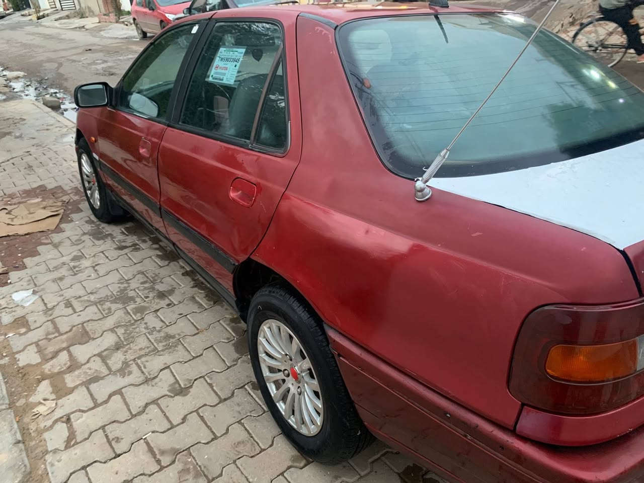 النتره دمعه موديل 93 رقم كركوك مشروع وطني بي كابون بانزين بشرط تحويل محرك برتون كير محرك بشرط لا صرف ولا بخار  كاربئيات كله شغاله تدفئه شغال تبريد مايشتغل تاخم امامي جديد ويل كروم طايراته جديد جامات كاربائي دواخله نضيف سعر 29 بي مجال بسيط عنوان كركوك ***********
