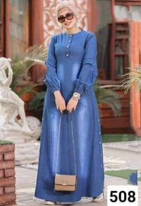 فستان جينز • صناعة مصر • قياس ٣٨-٤٤