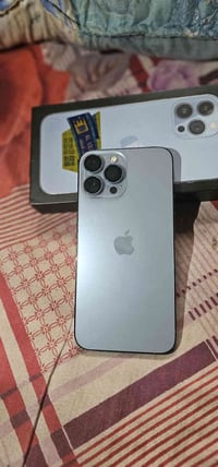 آيفون ١٣ برو ماكس لون سمائي ذاكره ٢٥٦ بطاريه ٨٦٪؜ نسخه الصين ديل سيمكا...