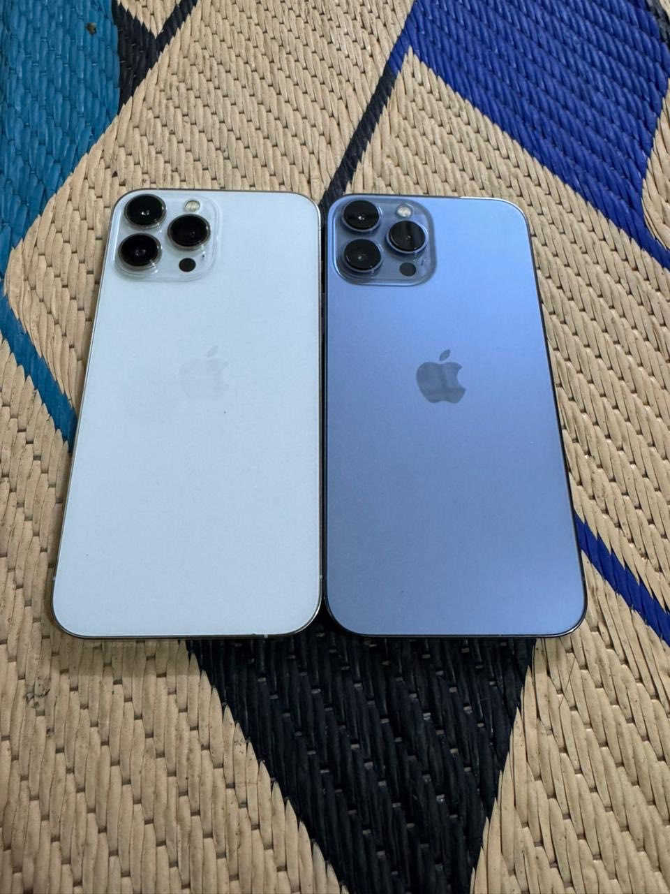 سلام عليكم
13عدد ثنين
الأول 13برو ماكس
  ذاكره 512نص تيرا بطاريه 81كله شغال 
ألون البحري 
الجهاز مكفول    كله شغال 
كامرات ✅اتصال✅فيس ايدي ✅انترنيت ✅
كله شغال بدون عطل او مشكله تجي تفحص ع راحتك
شاشه  3خيارات  مستبدل وبيه فطر ناعم صغيرون حته ميبين بالكلاس السعر 450وبي مجال بسيط 

الثاني 13برو ماكس
256بطاريه 95مامبدله 
ألون الأبيض 
كله شغال كامرات✅اتصال ✅سيمكرت ✅ فيس ايدي ✅بدون عطل او مشكله تجي تفحص ع راحتك
مابي عطل 
شاشه 3خيارات مستبدل اصلي شرط وبيه فطر ناعم بلكلاس صغيرون كلش الباقي مكفول تجي تفحص ع راحتك مكاني بغداد مدينه الصدر  السعر 450وبي مجال بسيط  يرهمن مراوس وبيع رقمي *********** متواجد واتساب
