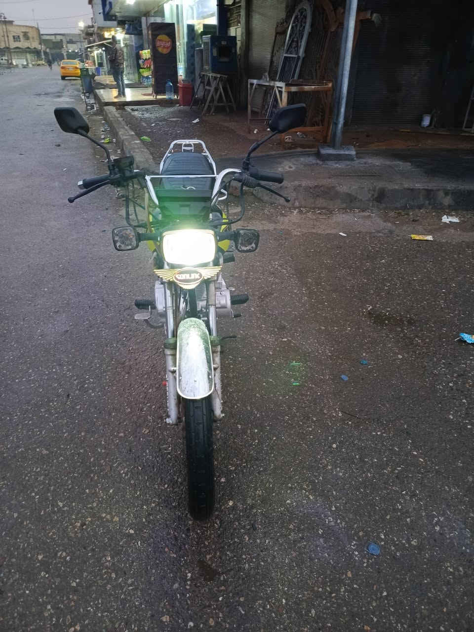 السلام عليكم... ماطور سونك موديل 24 وضع الشركه منفيس ماطور حيل نضيف سعر 700وبي مجال شراي اتصل خاص ما اجاوب 
***********
*********** مكاني كركوك
