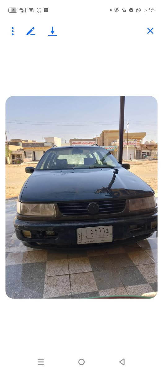 سلام عليكم كولف باسات موديل 94 للبيع محرك 1800كيرعادي السعر 18ورقه قفل هذا رقمي ***********
