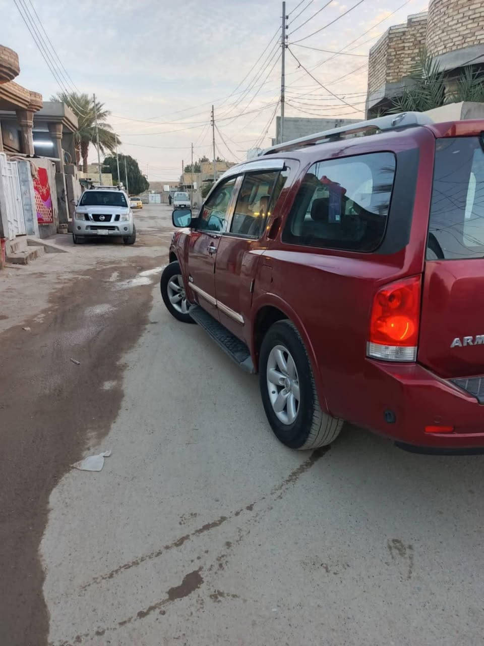 للبيع  ارمادا 2008 
فول موصفات 
فتحة سقف
7 راكب
كشنات جلد 
اللون ماروني
رقم بغداد 
داخل اسود
تخم تايرات جديد
موقع السيارة ديالى بعقوبة
للتواصل والاستفسار
***********
***********
