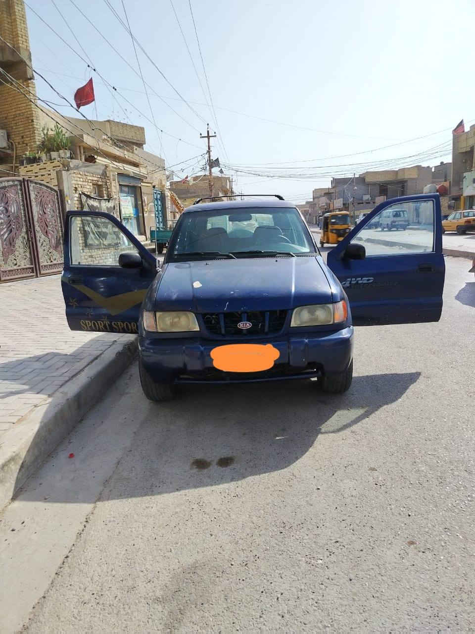 كيه سبورتج موديل 2000  مكينه خير من الله  بلاديه٢٠٠٠ مسكر وكير اوتو تبريد تلاج كهربائيا كله شغاله كاعيهجلد كشنات نظيفه  سياره بسمي وهزه جديد  السعر ٤٢ شرط ***********
