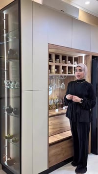 مطابخ حديثة • خشب HDF ألماني • بابل المحاويل