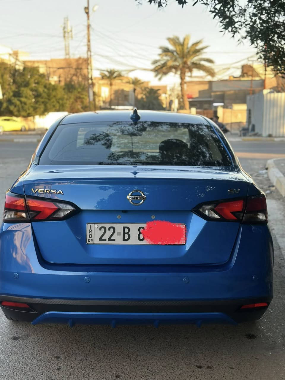 نيسان فيرسا 2021 _فئةSV
بصمة
ماشية ٨٤ ميل 
رادارات 360 درجة توقف تلقائي 
اندرويد اوتو +ابل كار بلي 
تحكم سترين +مثبت سرعة 
ويل كروم 
نقطة عمياء 
اشاير بالمري +حساسات 
حادثها جاملغ سكن مبدل نفس اللون بدون قطره صبغ 
بارد قطعتين صغيرات 
سعر ١١٠ وبيها مجال بسيط حك الجيه 
للتواصل واتس اب فقط 
رقم ***********
