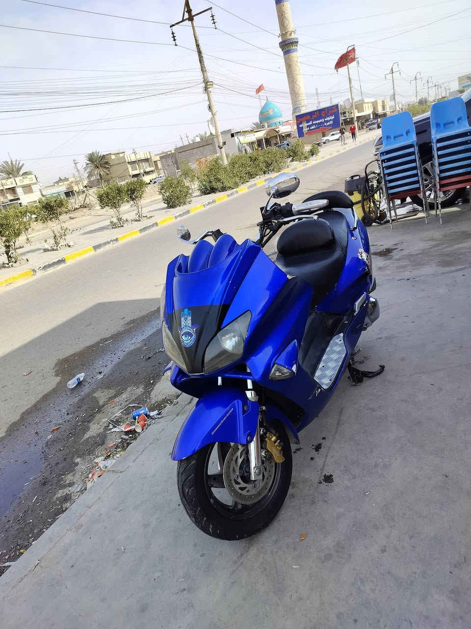 سلام عليكم فورزه 6/0 مزؤده تزؤيد بلادي  بجم بومه استيرن رياضي يدات رياضي نيكل مري عكرب نيكل دؤسات نيكل تجؤه خلفيه نيكل قبق اكلجات نيكل دبلات اماميه نيكل
استاند حساس نيكل 
كهربايات كيجات كلهه شغاله 
لون مميز 💙مكينه اكلجات مكفؤله طستهه ناعمه نكره باي ؤقت حماؤه نص ثابته شلعه ؤمعدل فؤل تخم تاير جديد 
اؤراق كامله دراجه جاهزه بدؤن نقص سعرهه 800الف شراي اتصل عرقم ؤتدلل ***********
