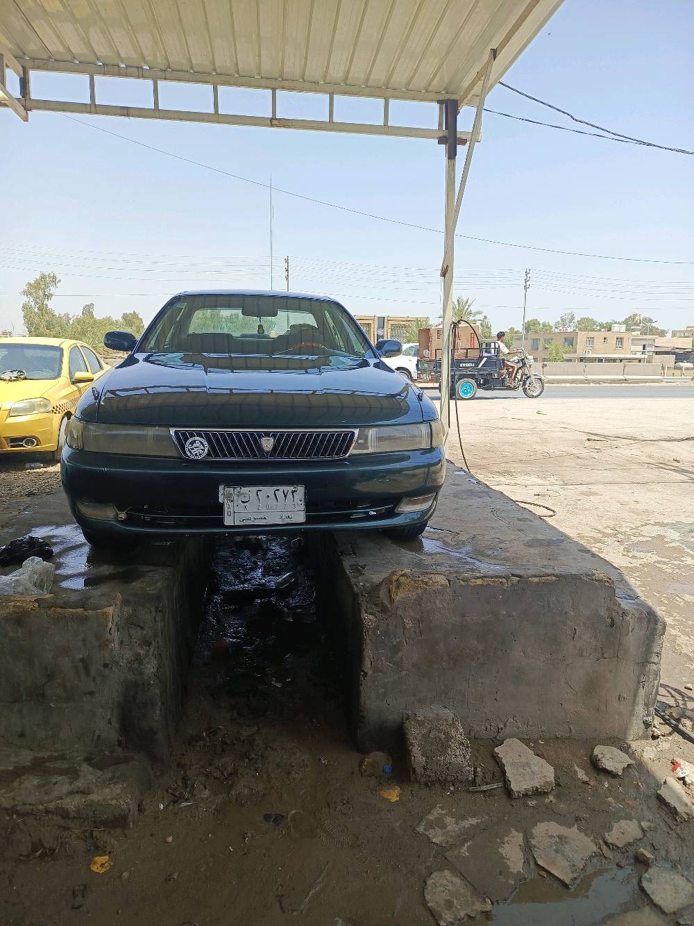 شيزر رقم بغداد مالك نجف 
مكفولة من الكص ونقل والضربة 
تبريد شغال كهربائيات كلها بلادي شغاله موديل 1995
السعر 55