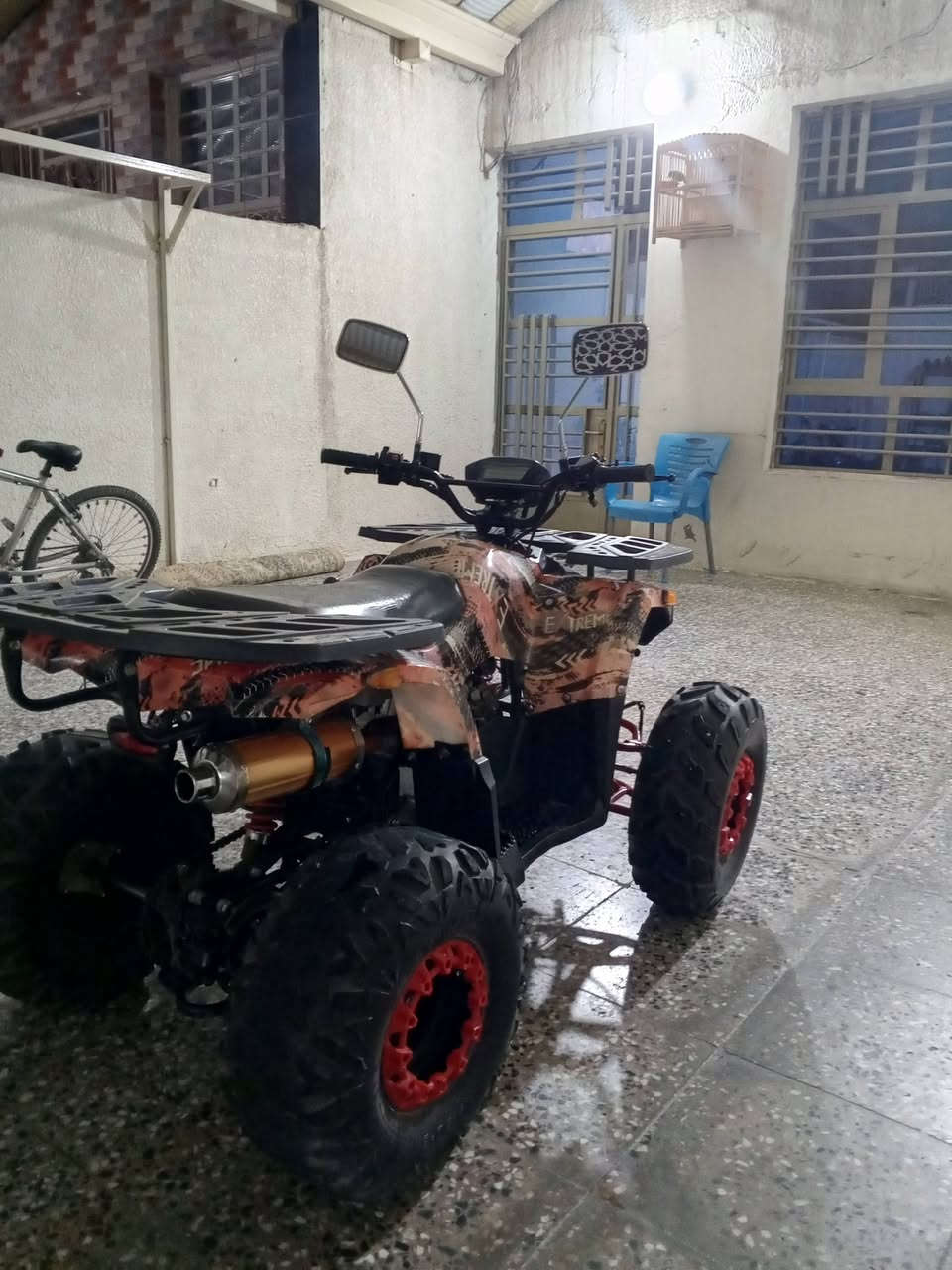 سلام عليكم دراجة رباعية للبيع ليردهة يراسلني على الخاص او يخابرني على هذا الرقم ***********
