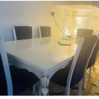 نجارة قوي • ٦ كراسي • طاولة ٢م