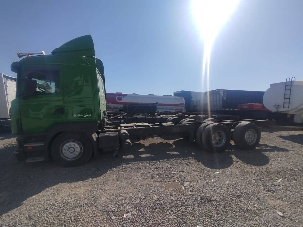 اسکانیا
مۆدیلی 2005
گیر عادی 3+3
مکینە 420 دەبا کورە ئانجیک سۆر 
ریتایدر سحال سوکان پیش جووپ
سحر$240
رقم *********** 
واتساب  viber
