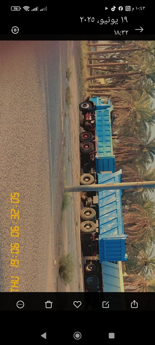 للبيع البي 89 مكينه 35تيربو كير 160 مجموعه جيف شاصي ابلادي برجيم ابلادي مكفول سيارة حلوه راس او عربانه بغداديه وزنه 25طن ***********/***********
