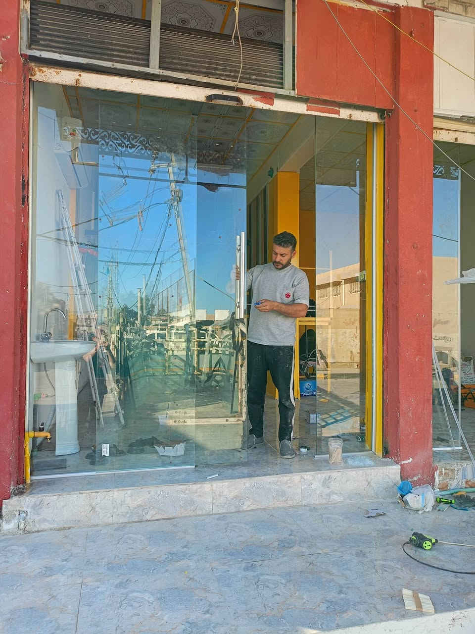 تم بحمد عملنه اليوم جام خانه 10ملم ابواب سلايت من الله التوفيق حيدر القريشي ***********.  ***********
