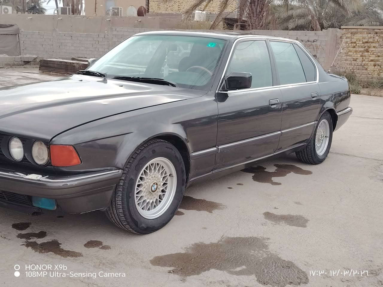 بي ام 750 سياره جديده مقفوله من ضربه ومن حادث سياره باسمي ومداور نفس اليوم مكانه  مكانه كربلاء طويريج 60 وبيها مجال الاتصال على الرقم ***********
