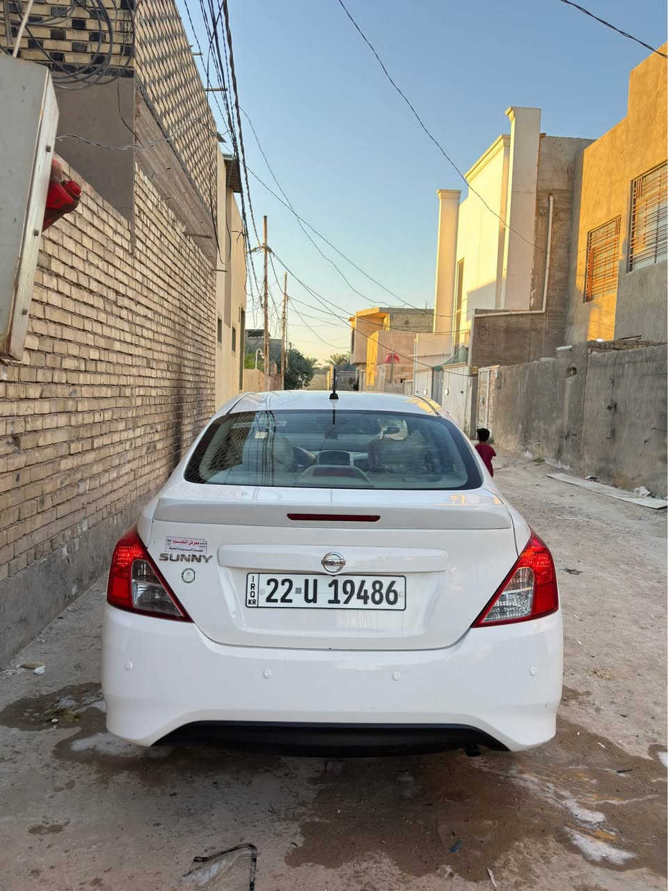 السلام عليكم للبيع نيسان سني موديل ٢٠٢٦ اربيل تريد وكاله تريد مداور بكيفك سياره تخبل وحلوه  بيها قطعتين صبغ جاملغ خلفي وباب + حافه الباب رش فقط 
سياره فول مواصفات ٤ جام كهرباء 
تبريد خلفي 
شاشه وكامره 
مكاني نجف الكوفه للستفسار ***********
خابرني وستفسر وبخدمتك 

سعر (115)ورقه 💵مجال حك الجيه فقط النجف, العراق
