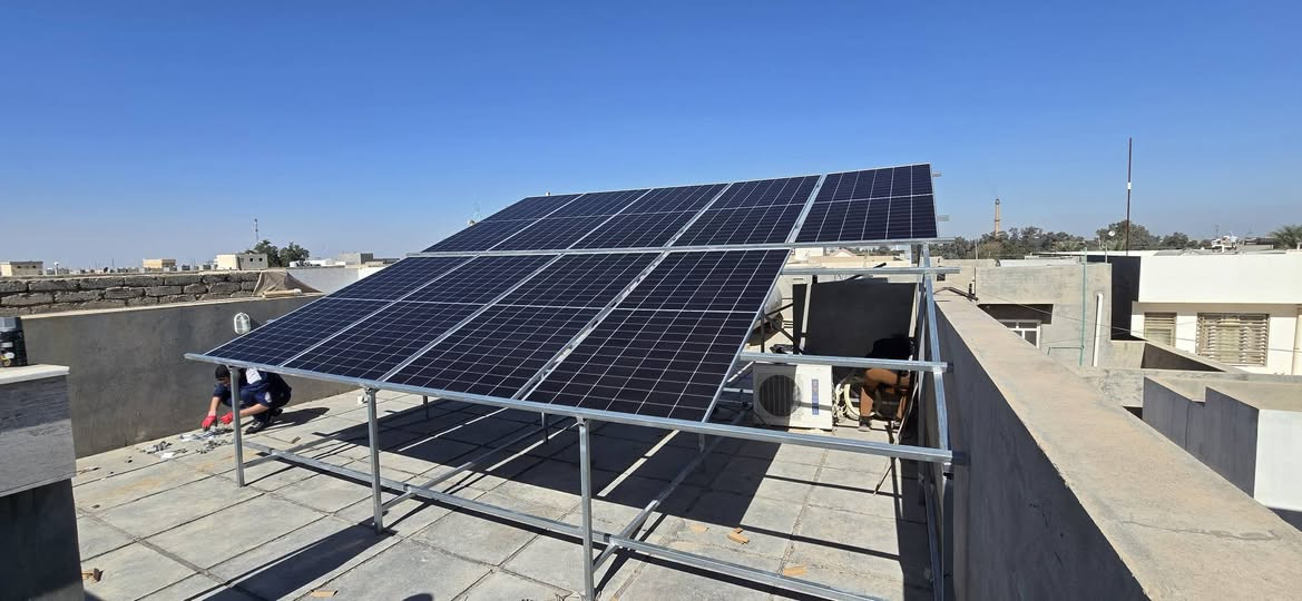 بأشراف وتنفيذ كادر هندسي مختص في أجهزة الطاقة الشمسية للمنازل والمكاتب والمنظومات الزراعية ذو خبره تصل الى 6 سنوات

⚡ اليوم من سامراء حي المعمل  ⚡
تم وبحمدلله تجهيز ونصب
 منظومة ( 20 امبير نهاري 10 ليلي )  التفاصيل
🔹 إنفيرتر كوس بور 6 كيلو ضمان 3 سنوات استبدال 
🔹 بطارية ليثيوم سولار ماكس 15 كيلو  ضمان 5 سنوات 
🔹 الواح لونجي 620w عدد 9
🔹 بورد حماية متكامل مع جوزه واي فاي 
🔹أسلاك  DC و أسلاك AC
🔹 حديد حداده مغلون
🔹 ربط ومتابعة عبر الإنترنت 

مكتب التقنيات الحديثة للطاقة الشمسية
 صلاح الدين سامراء فلكةالشروق مقابل مطعم حبايبنا -
*********** 📞مهندس محمد مانع
*********** 📞محمد صالح
#طاقة شمسية
#بغداد
#المنصور
#سامراء
#تكريت
