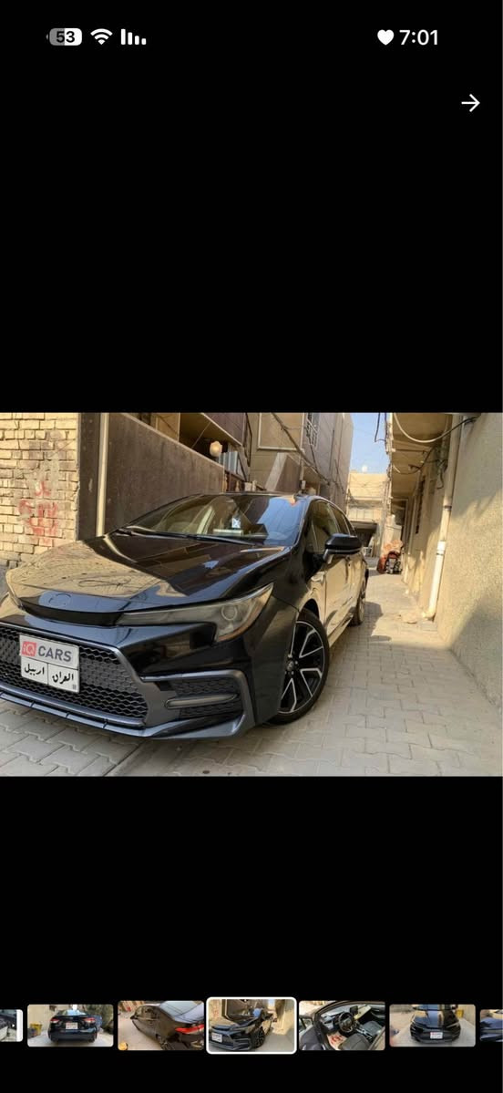 السلام عليكم للبيع كورلا موديل 2020 se ماشيه 63الف وارد امريكي حادث سرقه 3صبغ 2فتح بدون داخل بدون أرباك العنوان بغداد الكريعات شارع الكويتي رقم أربيل شركه رقمي *********** بغداد, العراق
