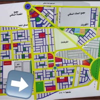 عرصة ركن مساحة 223 متر   على شارع 30 وملعب واعدادية   رقم العقار 2066 ...