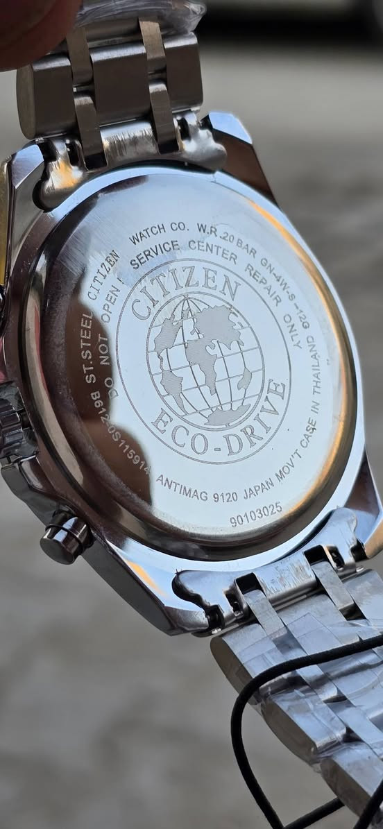 ستزن ايكو درايف ياباني
قطعه مال امزون اللماني 
مينه بيضاء  شحن عالطاقه الضوئيه 
جميع السناتر شغاله مع منفذ شهري 
مختم بالكامل معدن ستانلس ستيل ضد الماء 
زجاج  زفير كرستال 
قطعه وزن ثقيل تحفه 
السعر ٤٠ الف على اول تم


**إذا كنت صاحب هذا الإعلان وتريد حذفه لأي سبب، رجاءا أرسل رسالة إلى الدعم الفني**