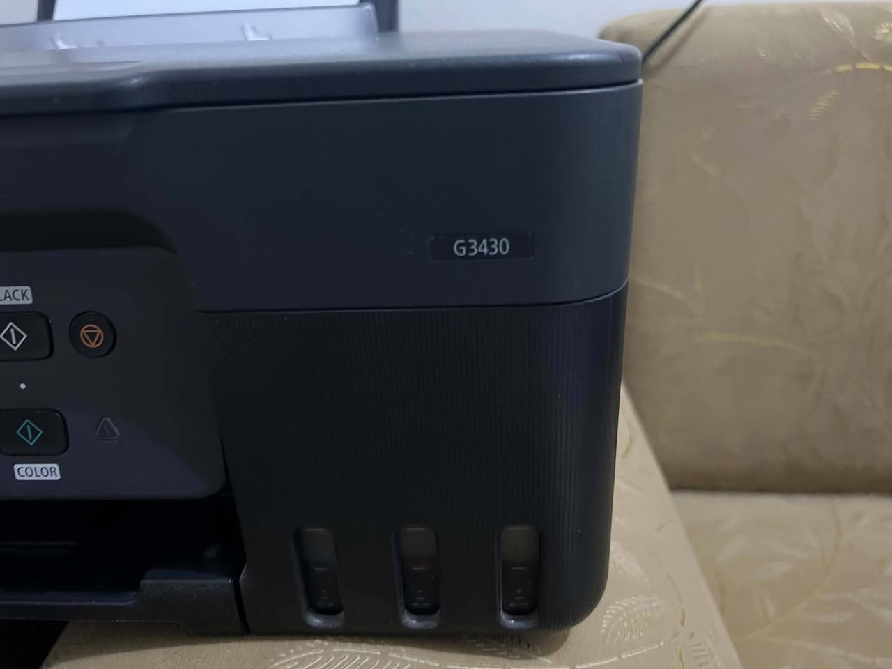 السلام عليكم
طابعه كانون G3430 
اخت الجديده نضافه فول
السعر 150وبيها مجال
ناصريه مركز***********
