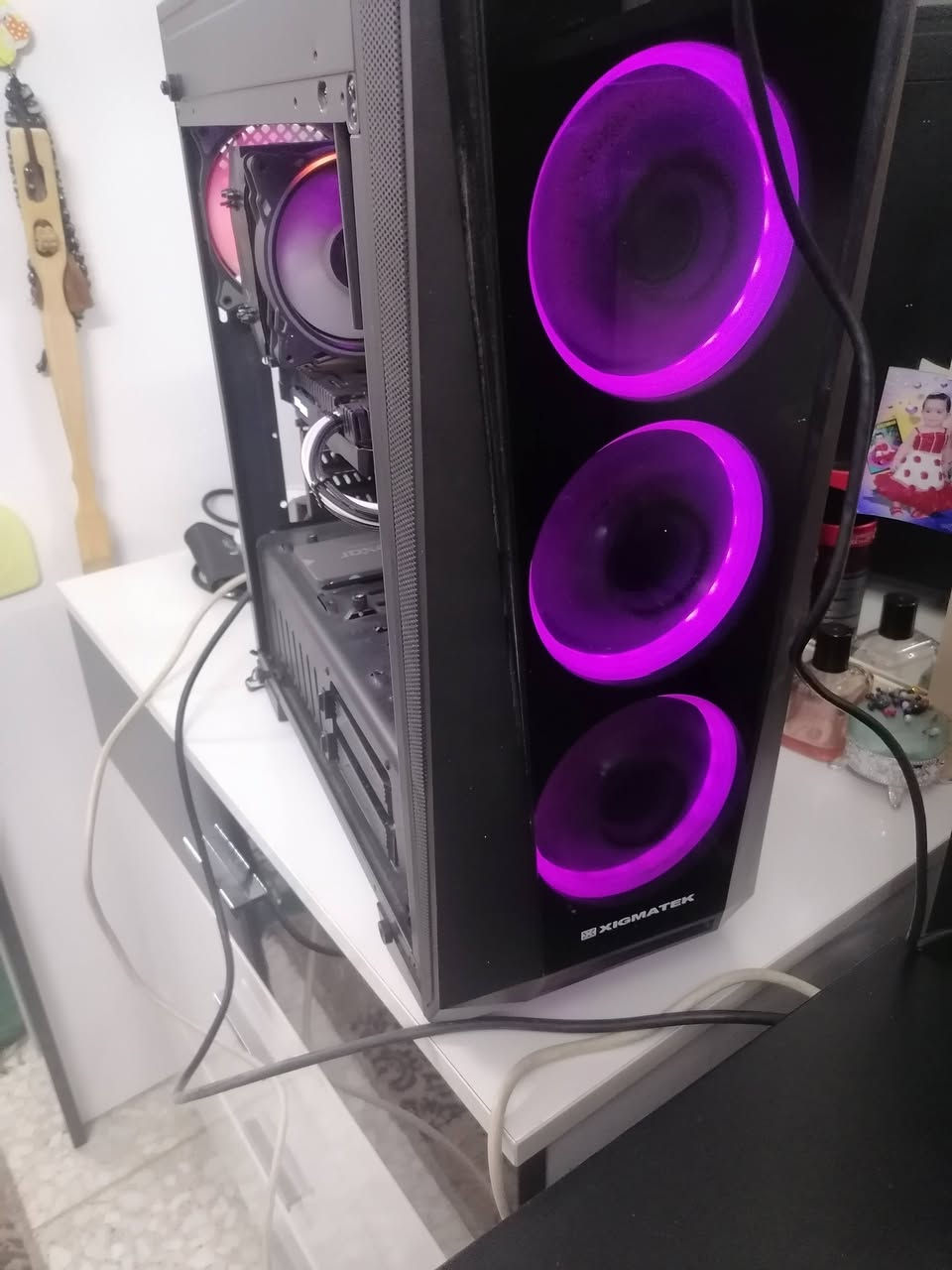 كيس للبيع
المذر بورد B365 pro
CPU Intel Core7@9700
RAM 16 GB@DDR4@1330 MHz
كارت الشاشه
I NVIDIA GEFORCE RTX 2070 ZOTAC
التخزين
LOXER500G
HDD500
HDD500
الكيس
XIGMATEK


**إذا كنت صاحب هذا الإعلان وتريد حذفه لأي سبب، رجاءا أرسل رسالة إلى الدعم الفني**