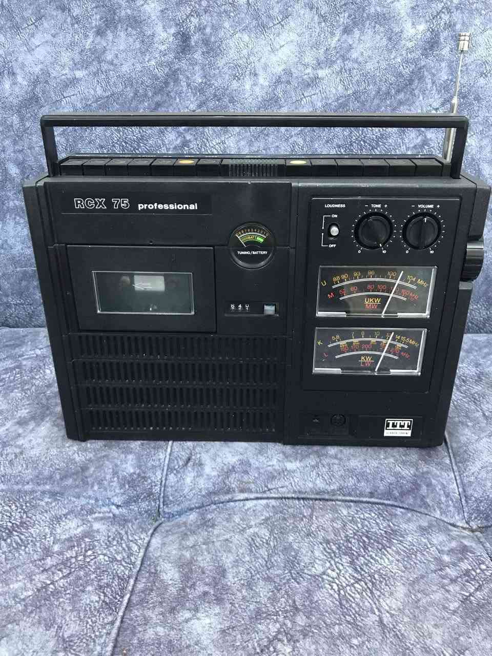 تحفه من شركة ITT 🎼
🎻ITT-MODEL-RCX-75-
نظافة الجهاز 95 % على شركة 
كهرباء 220 V + بطاريات عدد 5 كبير
للاستفسار اكثر مراسلة الصفحة 
وات ساب ***********  اتصال ☎️
