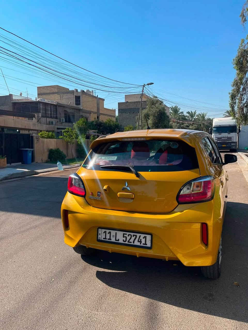 ميراج 2022 ماشي 28km ياباني
رادار امامي تحديد مسار اتو ستوب 
شاشة كار بلي منظومة زينون بكلايت لد 
مانع انزلاق تحكمات استيرن لون مميز ذهبي 
السياره نضيفه حيل مكفوله كير محرك حداديه تبريد 
الحادث (جاملغ وبنيد)
للأستفسار/***********
