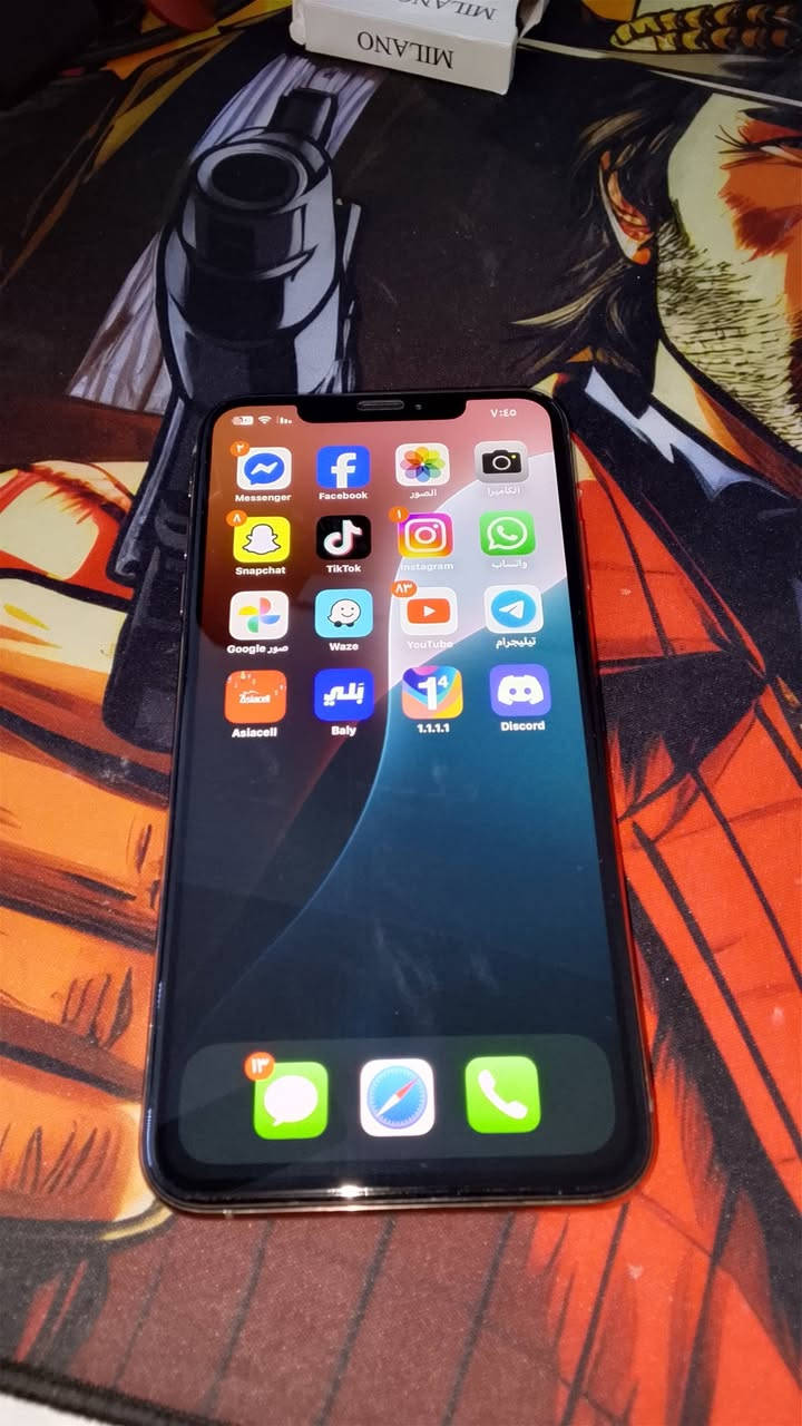 XS MAX 265 M 
مبدل شاشه اصلية 3 خيارات
مبدل بطارية جديدة افضل نوعيه
+ مبدل فلات شحن اصلي تفصيخ
و الظهر متفلش + فيس ايدي متوقف 
الباقي كله شغال بصورة طبيعيه و على الضمان افحص وبن متريد ❤️
سعر قفل قفل قفل 125 الف مكاني بغداد حرية 
*********** متوفر واتساب

