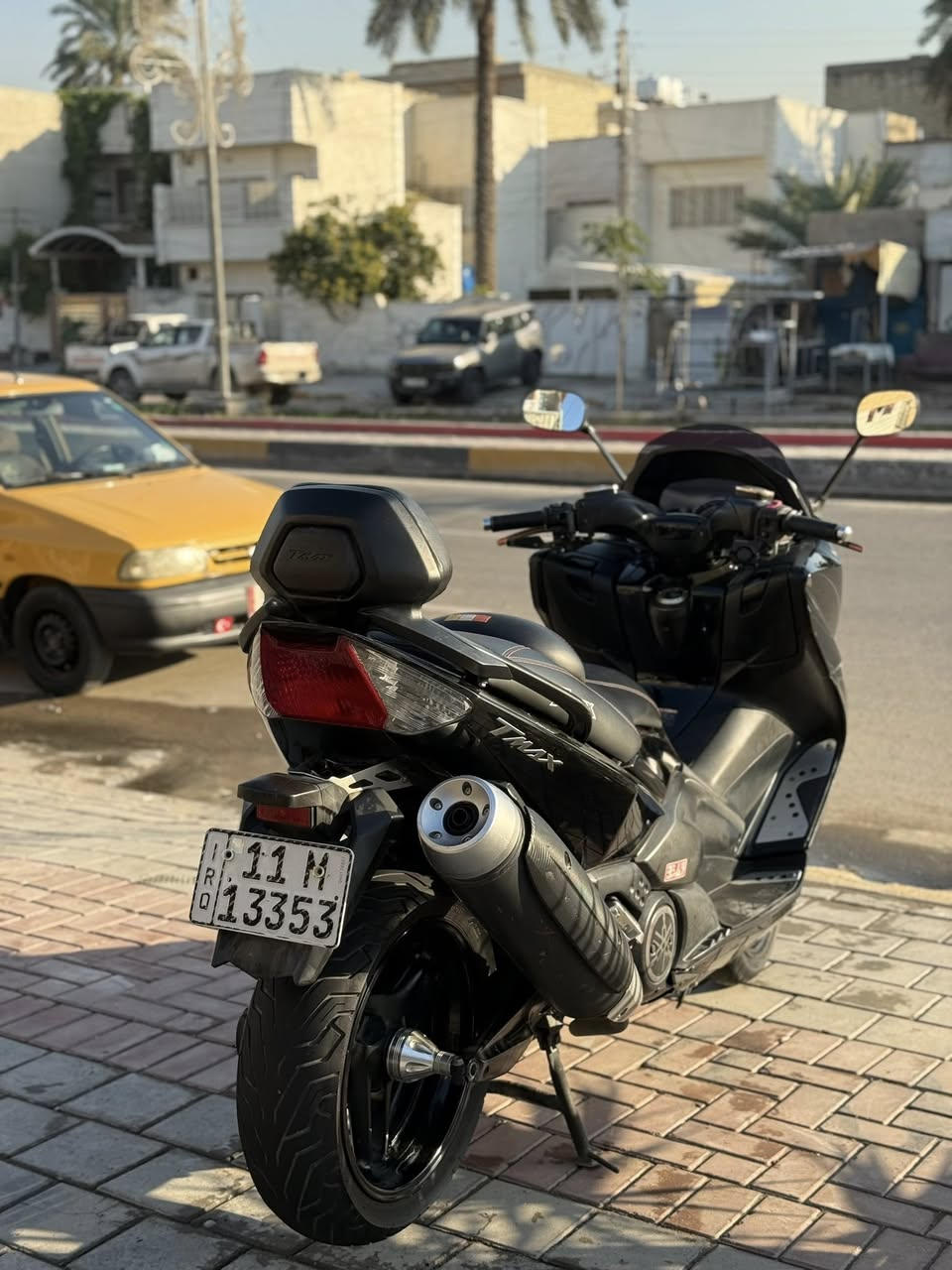 سلام عليكم
تيماكس موديل 2011 رقم وسنوية تحويل ثاني يوم 
ممشة الدراجة 60 الف الدراجة مكفولة كفالة عامة مكينة وكفر وكلچ واكفل حته البراغي جديدة وخير من الله شلعة ومعدل الدراجة متطلع 24 ساعة بالبيت جيب فيتر وافحص براحتك 
العنوان بغداد البنوك شارع المدارس الشراي يتصل على الرقم 
*********** المو شراي ليتعبني الدراجة مال جناي
