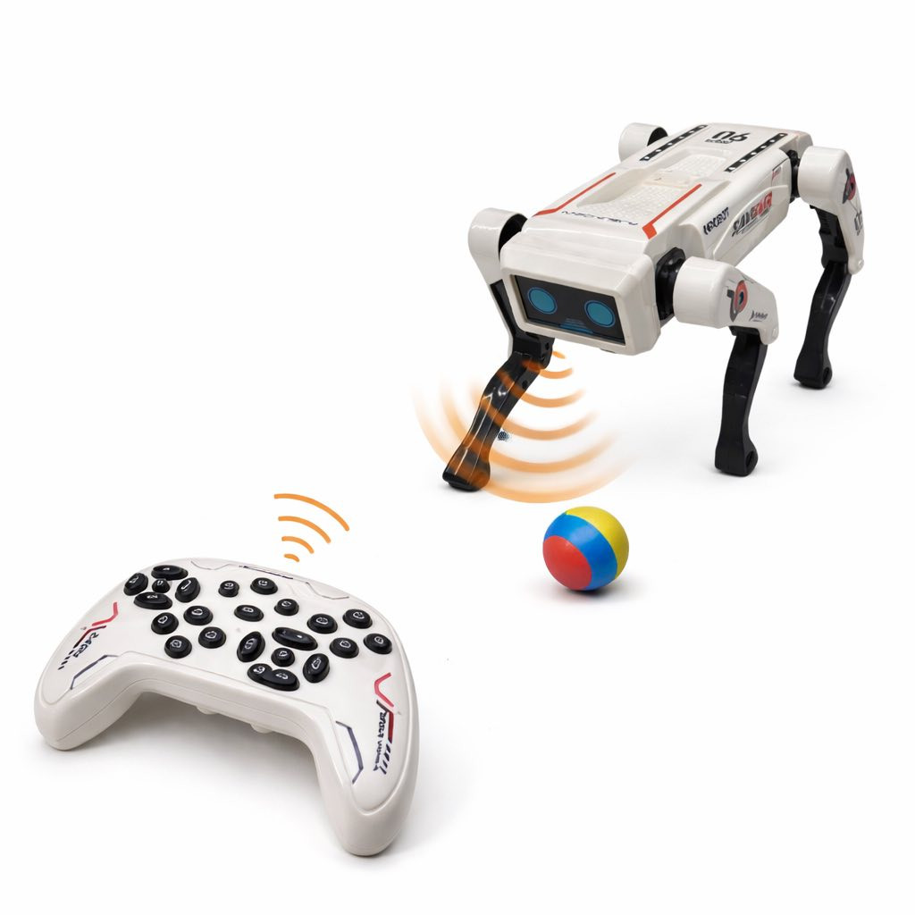 روبوت الكلب الذكي AI ROBOT – تحكم عن بُعد 2.4GHz مع أوامر صوتية
روبوت كلب تفاعلي يعمل بالتحكم عن بُعد بتقنية 2.4GHz، مصمم للحركة واللعب وتنفيذ أوامر متعددة مع إضاءة وموسيقى.

 • يعمل بتحكم عن بُعد بتردد 2.4GHz لسهولة التحكم بالحركات.
 
• يدعم الأوامر الصوتية (Voice Control) والتفاعل المباشر.
 
• مزود بخاصية البرمجة لتنفيذ الحركات حسب تسلسل الأوامر.
 
• حركات متعددة مثل: التقدم للأمام، الالتفاف، الجلوس، النهوض، والانحناء.
 
• يحتوي على موسيقى، رقصات ديناميكية، وإضاءة جذابة.
 
• يدعم وضع الدورية التلقائية (Auto Patrol) ووضع الاستعراض (Stunt).

 • ريموت كنترول 2.4GHz
 • تحكم صوتي
 • الفئة العمرية: 8 سنوات فأكثر
 • الروبوت: بطارية ليثيوم قابلة لإعادة الشحن 3.7V 
 • الريموت: 2 × بطارية AA 1.5V

الملحقات:
 • جهاز تحكم عن بُعد
 • بطارية ليثيوم قابلة لإعادة الشحن 3.7V
 • كابل شحن https://rolemall.com/?strung=4tzKA92gootquality12347


**إذا كنت صاحب هذا الإعلان وتريد حذفه لأي سبب، رجاءا أرسل رسالة إلى الدعم الفني**