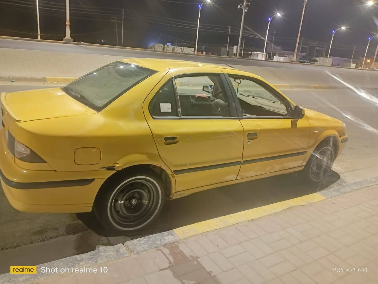 سمند2012 حداديه تخم تاير مكينه بيهه بخار الكشر كفاله فقط الجاملغ جهت السايق السعر 33 وبيهه مجال (***********
