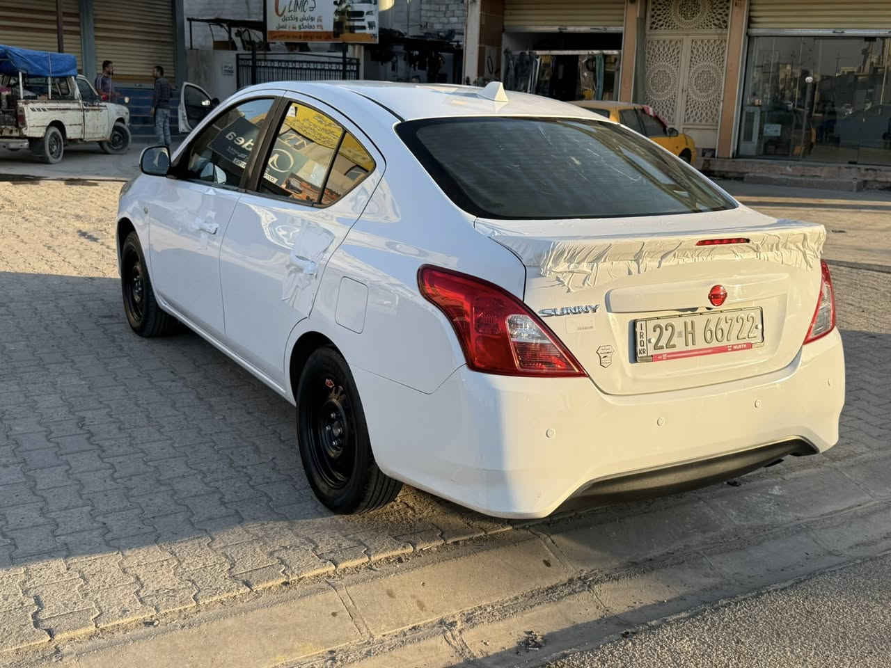 سلام وعليكم
كلشي اكو بسوك عجبتك كل الهلا معجبتك اعبر المنشور ميحتاج صير ابو سوك براسي 

نيسان صني موديل 2021 هندي علامة شاصي الزركه المرغوب 
سياره كلين حتى دعاميات بيها فقط تعديل بارد اربع اصابع وكم فعصه حيل خفاف ميبينن وقمارتها مابيها ايشي سياره مناقصها برغي كلها شغال وجديد ما ملعوب بيها ايشي من شركه بعدها بلاد 
سياره رقم وسنويه وهزه وفحص كله جديد وبسمي سياره جديده جديده 
ممتواجد علفيس اتصل ودلل 
*********** 
السعر 118 
 ***********
