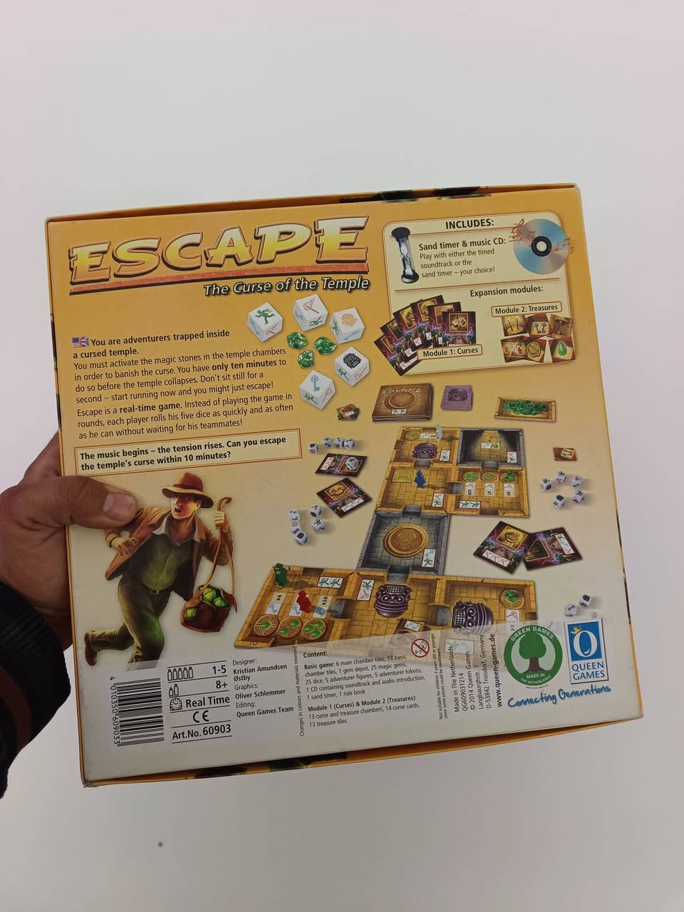 "عندكم 10 دقائق بس للهروب! 🏃‍♂️ لعبة Escape الحماسية، تعتمد على السرعة والتعاون مع فريقك لكسر اللعنة والخروج من المعبد قبل فوات الأوان. مثالية للجمعات العائلية والأصدقاء.

السعر 20 الف


**إذا كنت صاحب هذا الإعلان وتريد حذفه لأي سبب، رجاءا أرسل رسالة إلى الدعم الفني**