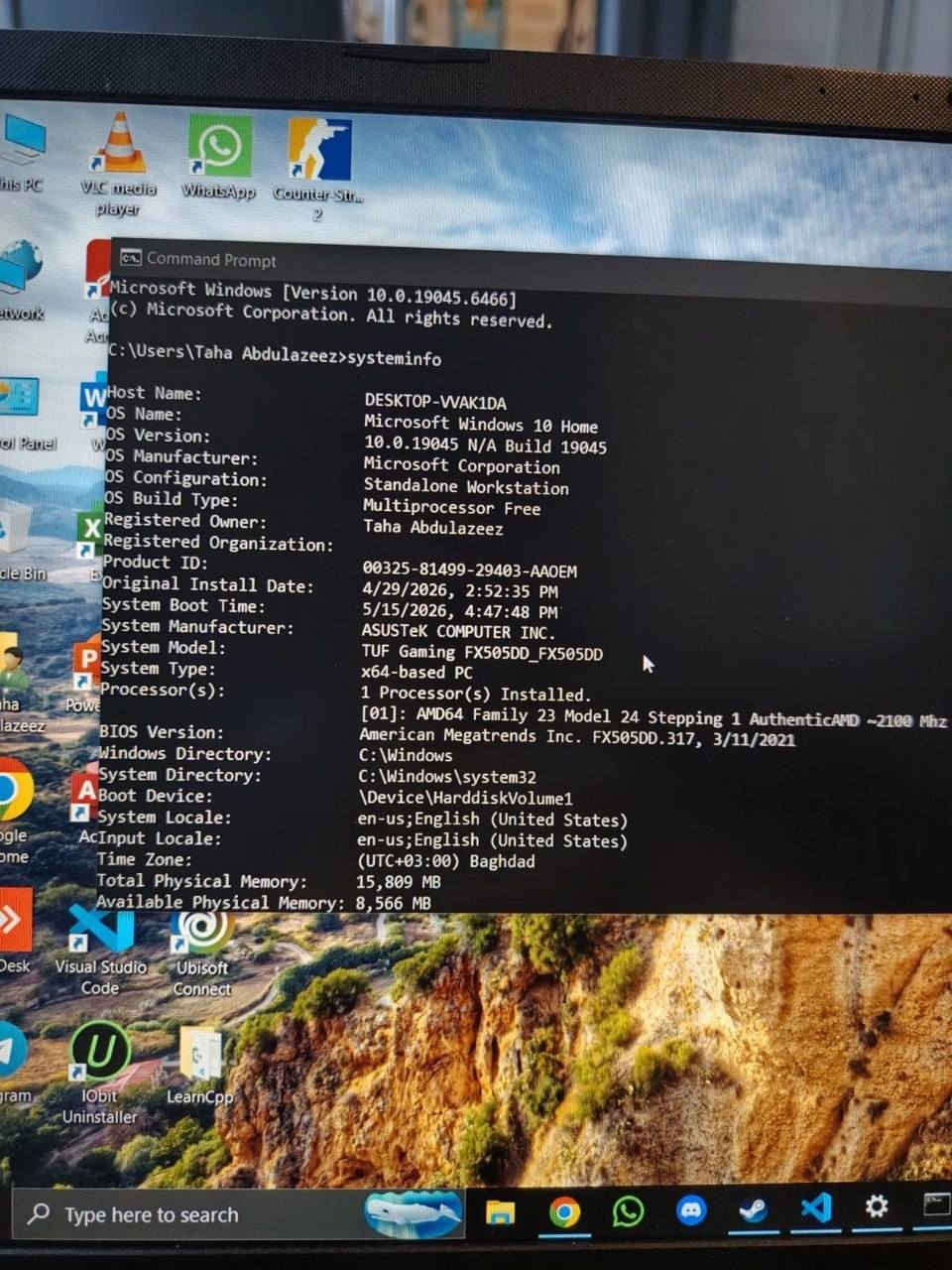 السلام عليكم حاسبه Asus مخصصه للكيمنك + تصاميم- جديده استخدام قليل السعر ٦٥٠ الف وبيها مجال بسيط للاستفسار *********** طه العنوان بغداد /الاسكان
