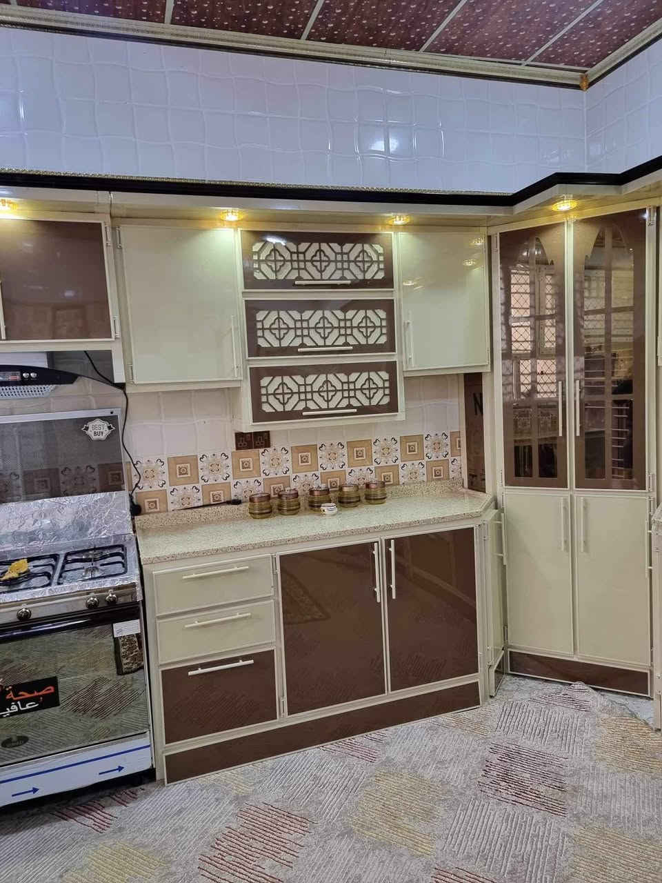 احدى اعمالنا السابقه في مركز قضاء المقداديه 
بلونين القهوائي والكريمي 
مع المرمر صناعي ثقيل درجه اولىً
اسعرنا تنافسبه ثابته 
للاستفسار عن الاسعار مراسله الصفحه او الاتصال على رقم ***********
او مراسله على واتس اب
