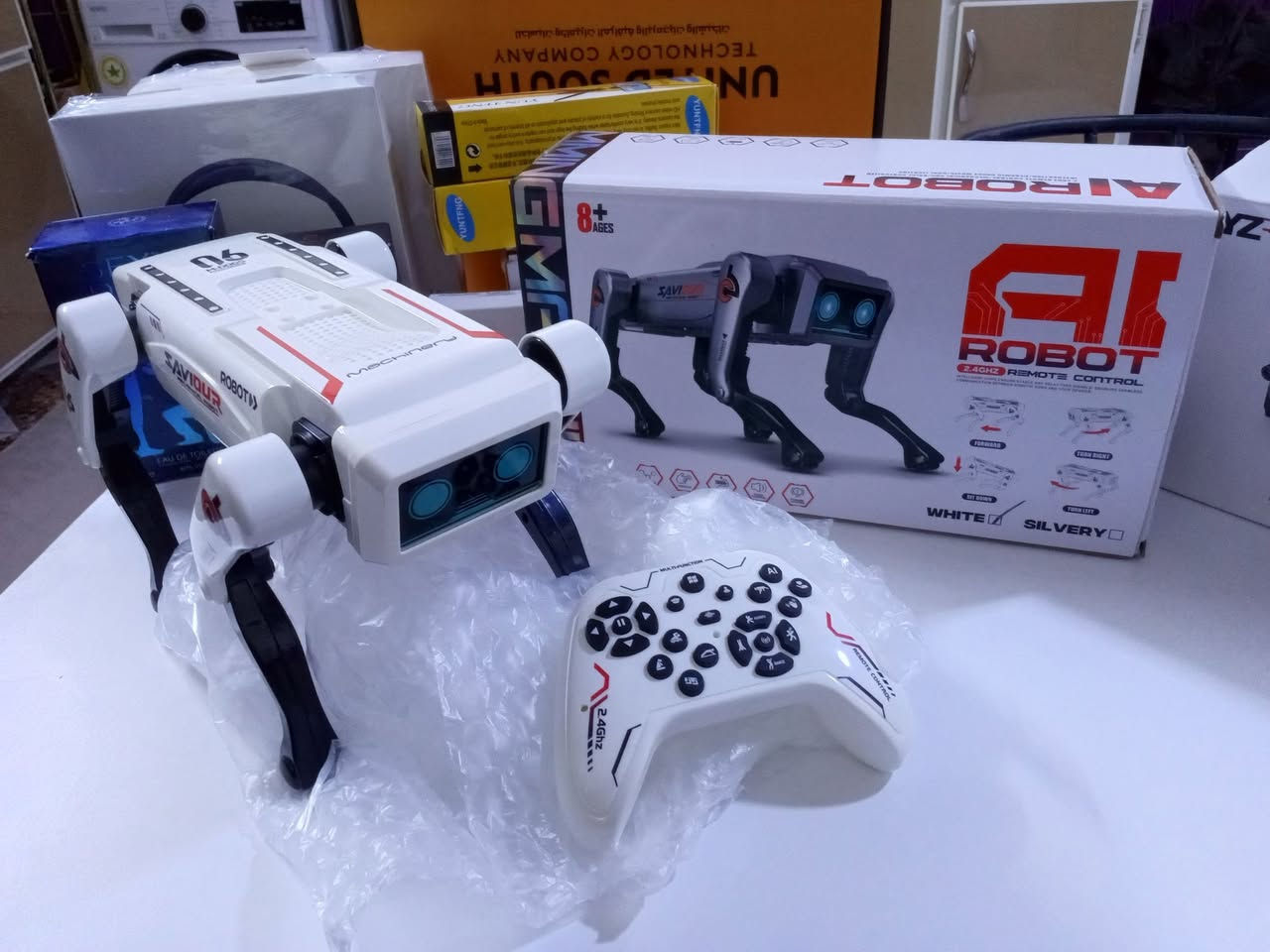 روبوت كلب ذكي جديده بلكارتون كبس سعر 55


**إذا كنت صاحب هذا الإعلان وتريد حذفه لأي سبب، رجاءا أرسل رسالة إلى الدعم الفني**