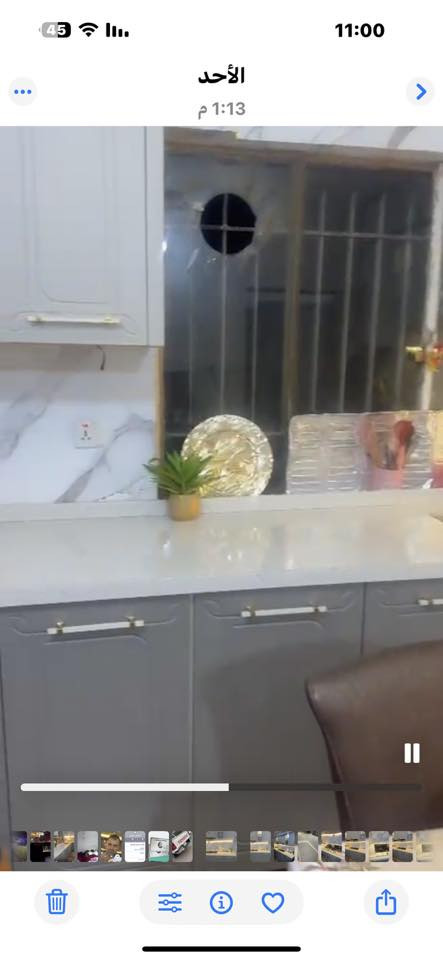 كونتر ألمنيوم مستخدم شهر واحد قياس سنك 3 متر وقياس من جها ثانيه 3.75 من داخل المنيوم وخارج HDF شغل مال بيت مرتب مع سنك مع طباخ يطالي مع خلاط مع ملحق كامل مع مرشحه ومرمر كورتز طبيعي السعر مليونين رقم ***********
